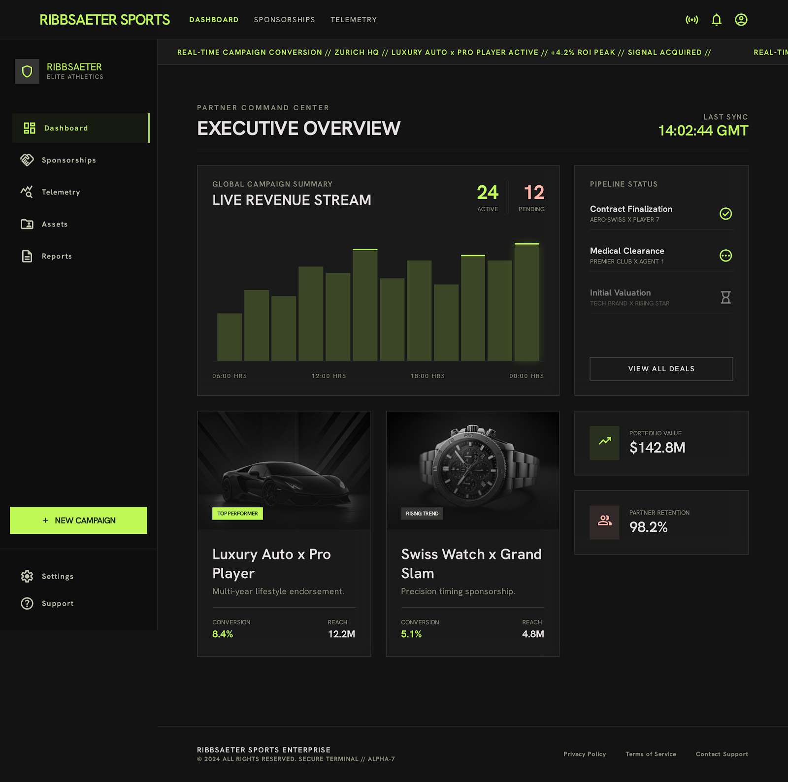Basketball Sponsor Hub Elite Precision screenshot