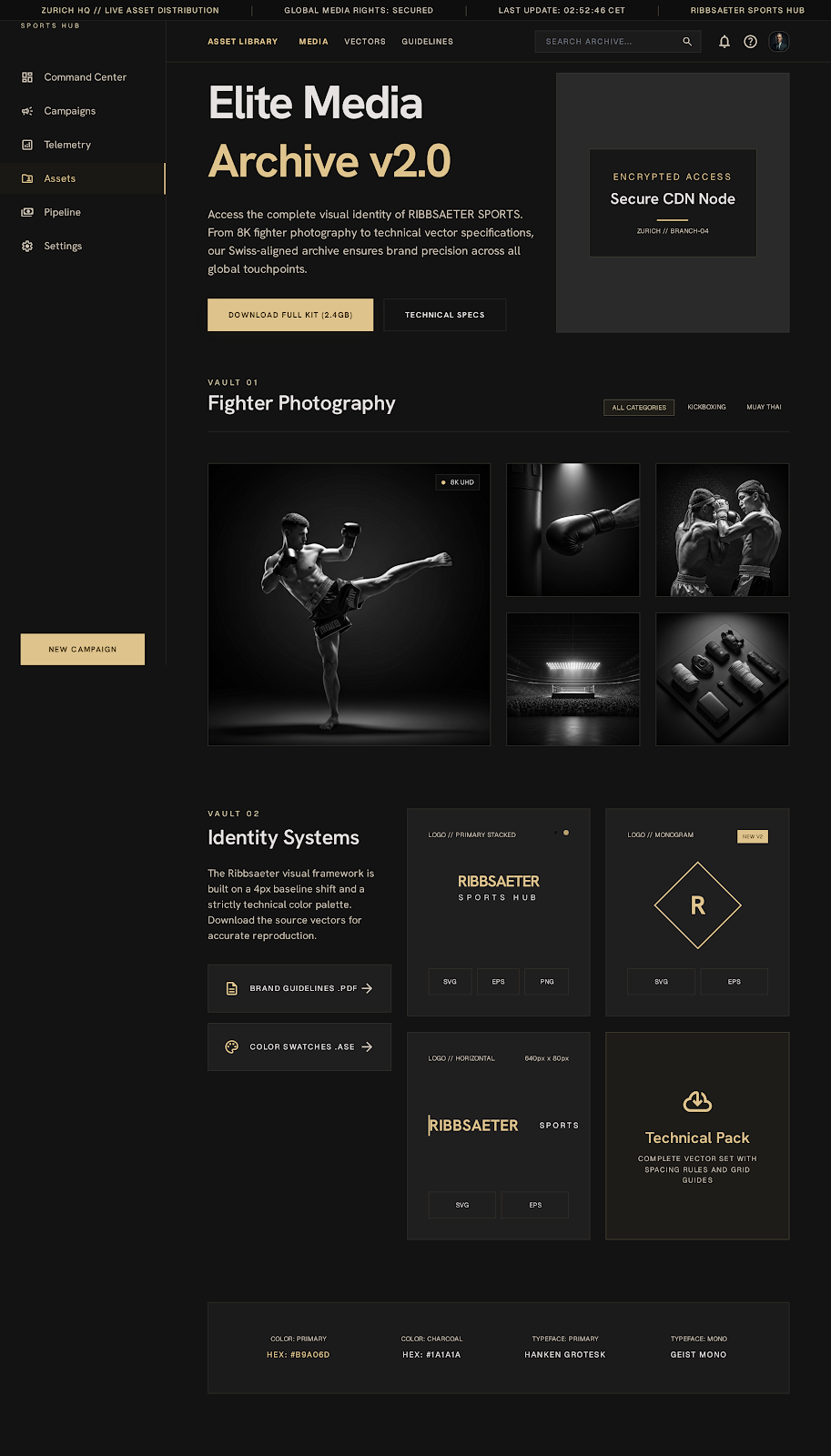 Boxing Sponsor Hub Asset Library screenshot