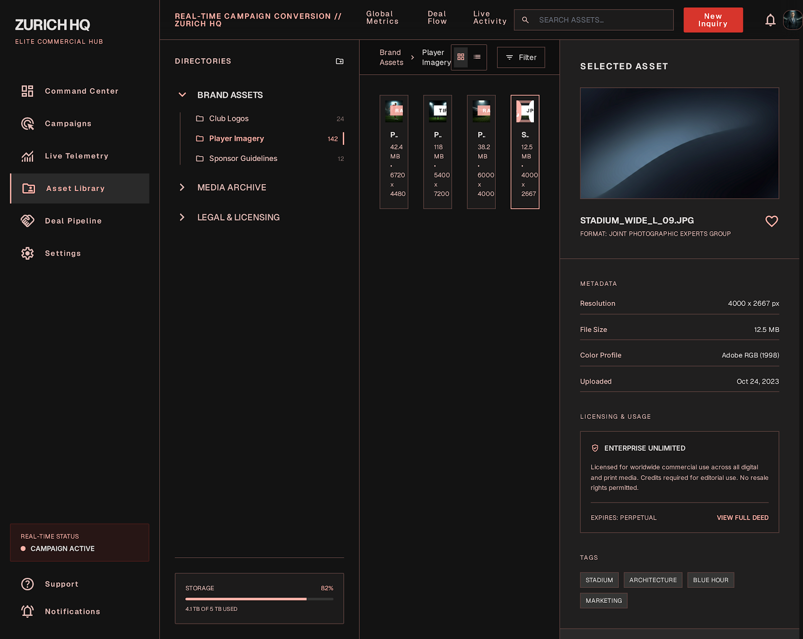 Football Sponsor Hub Asset Library screenshot