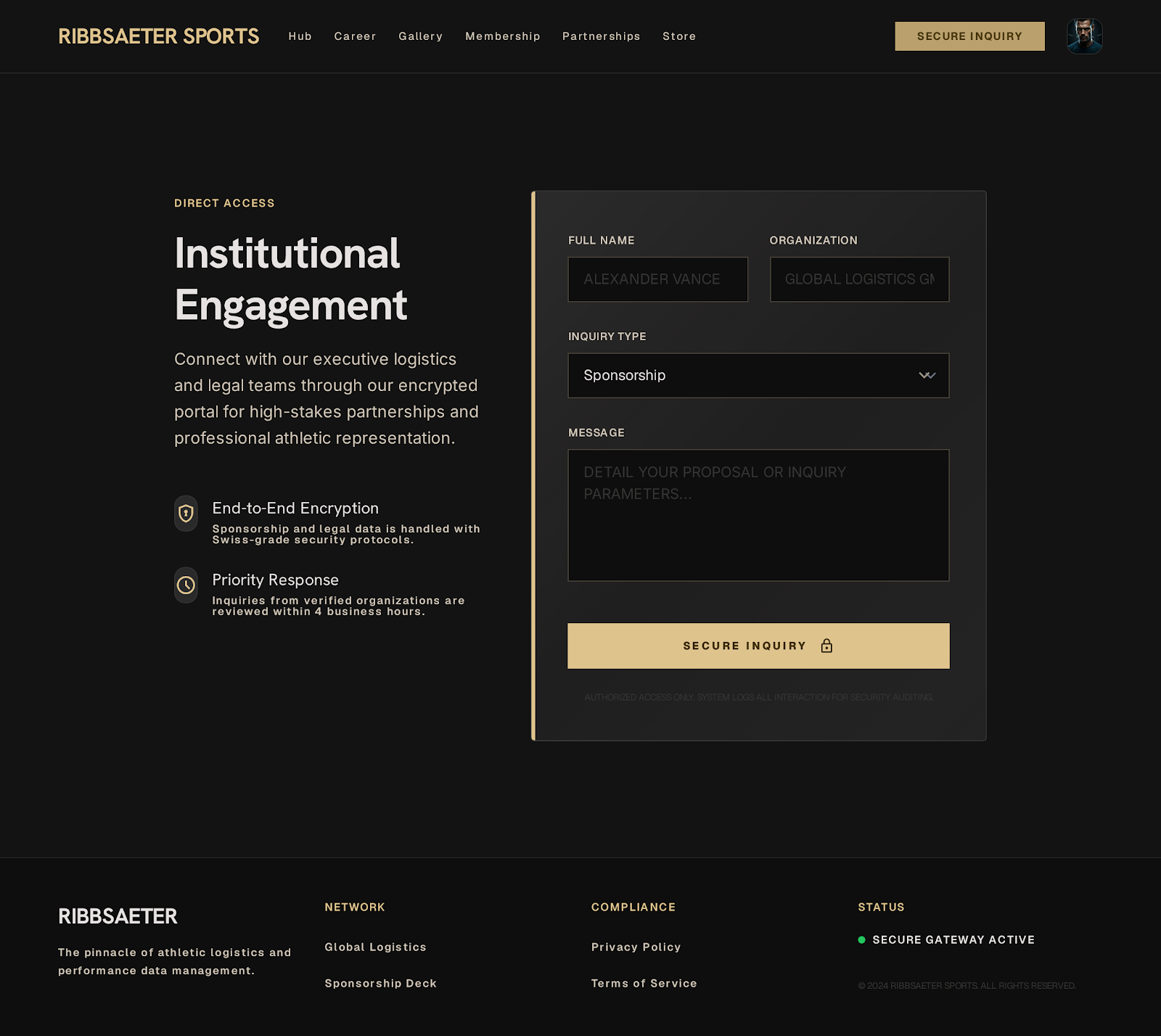 MMA Athlete Platform Direct Contact screenshot