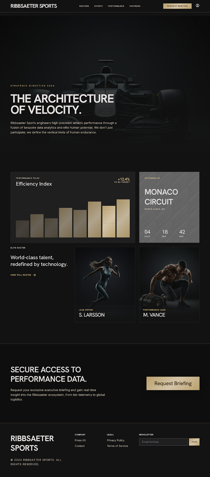 Motorsport Executive Portal Executive Home screenshot